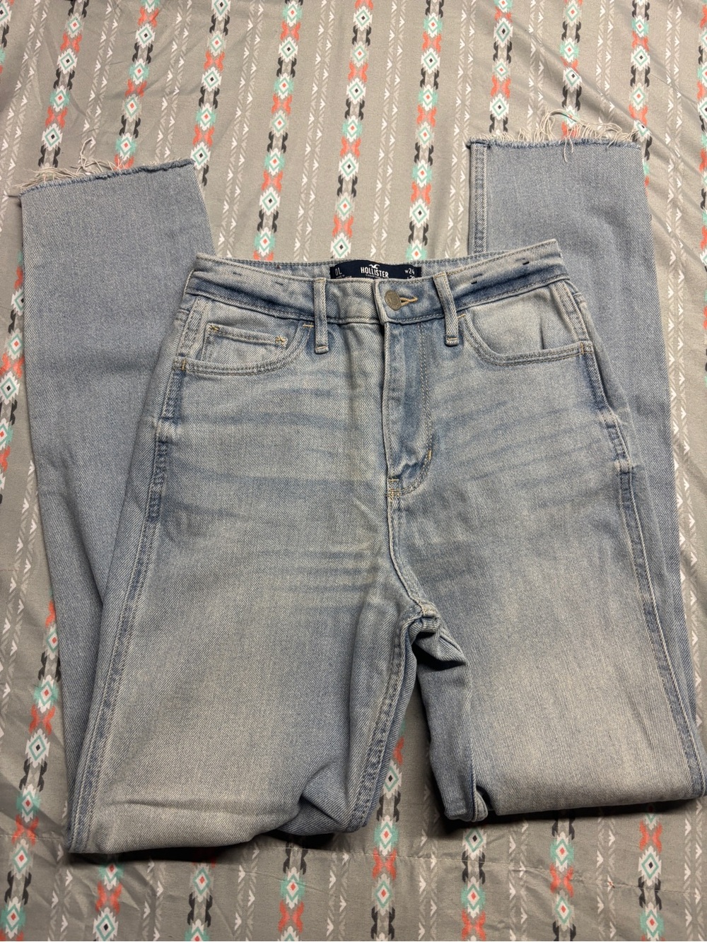 ⚛️Hollister Light Blue Straight Leg Jeans